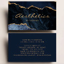 Recherche de bleu or cartes visite Esthéticienne