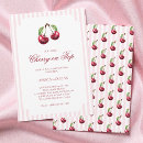 Recherche de rouge de cerise invitations Future maman