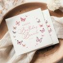 Recherche de papillons roses serviettes Pour elle