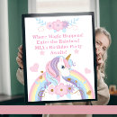 Suche nach einhorn regenbogen poster Girl