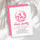 Recherche de disco rose invitations Boule à facettes