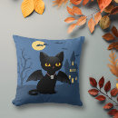 Recherche de chat halloween coussins Mignon