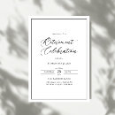 Recherche de écriture invitations Fête de retraite