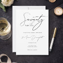 Recherche de 70 ans invitations Noir