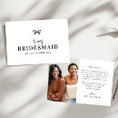 Suche nach danken sie den brautjungfern karten Bridesmaid