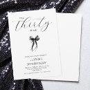 Recherche de thirty anniversaire invitations Élégant