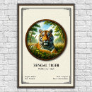 Suche nach bengal tiger poster Wildtiere
