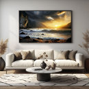 Recherche de paysages marins art Coucher de soleil