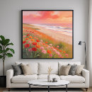 Recherche de rouge cramoisi posters Floral