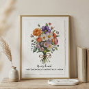 Suche nach vintager blumenstrauß poster Botanische illustration