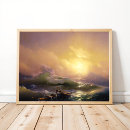 Recherche de aivazovsky posters La neuvième vague