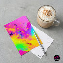 Recherche de motif abstrait vert cartes postales Élégant
