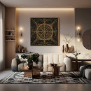 Suche nach goldene mandala poster Geometrisch