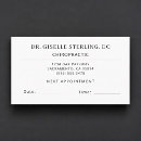 Recherche de chiropracties cartes visite Pour tous