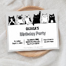 Recherche de chaton noir et blanc invitations Mignon
