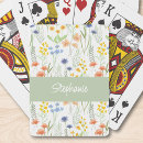 Suche nach wildblume spielkarten Aquarell