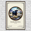 Suche nach angus poster Schwarz