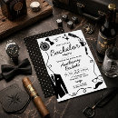 Recherche de de partie de cigare invitations Noir et blanc