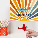 Suche nach retro flugzeug poster Farbenfroh