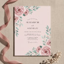 Suche nach rosa rosenhochzeit einladungen Botanisch