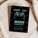 Recherche de manette de jeu invitations Pour enfants