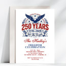 Recherche de aigle américain invitations Rouge blanc bleu
