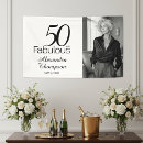 Suche nach fünfzig banner Elegante geburtstagsfeier