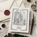 Recherche de dragon noir invitations Vintage