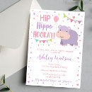 Recherche de hippopotame invitations Mother to be