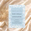 Recherche de flocons de neige bleus invitations Bleu et blanc