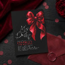 Recherche de rouge et noir anniversaire invitations Luxe