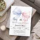 Recherche de découverte invitations Révélation du sexe