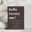 Recherche de brun invitations Simple