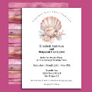 Recherche de coquillages de mariage invitations Couple