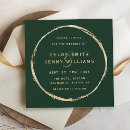 Recherche de forest mariage invitations Vert émeraude