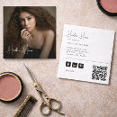 Recherche de coiffeuse maquilleuse cartes visite Client(e)
