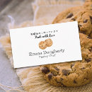 Recherche de boulanger biscuit cartes visite Pour elle