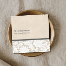 Recherche de dentelle blanche cartes visite Moderne