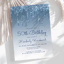 Suche nach glitter geburtstag einladungen Blau