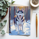 Recherche de husky cartes postales Neige