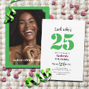 Recherche de vingt cinq ans invitations Fête d'anniversaire adulte