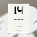 Recherche de pour 14 ans invitations Minimaliste