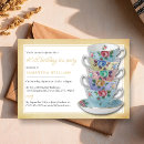 Recherche de teacup invitations Élégante