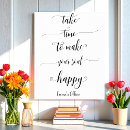 Recherche de citation de bonheur posters Noir