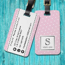 Suche nach weiße rosa polka Monogramm