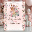 Recherche de pony baby shower invitations Aquarelle
