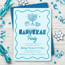 Recherche de hanukkah invitations Dessin à la main