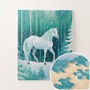 Recherche de cheval blanc puzzles Animal
