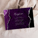 Recherche de argent pourpre invitations Moderne