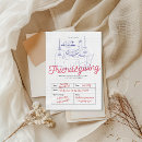 Recherche de friendsgiving invitations Minimaliste
